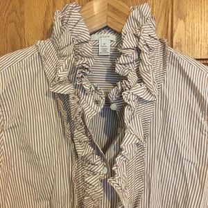 J.Crew size 6 tall button up dress shirt